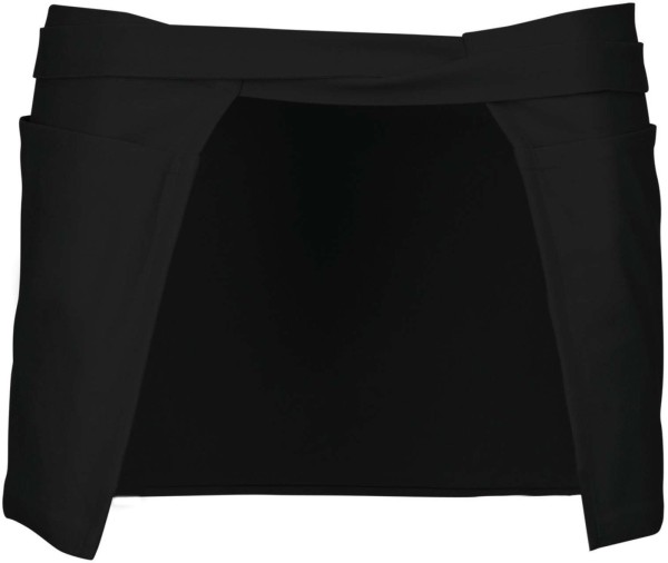 COTTON SHORT APRON Fekete 