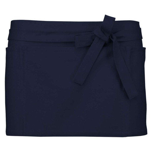 COTTON SHORT APRON Kék 