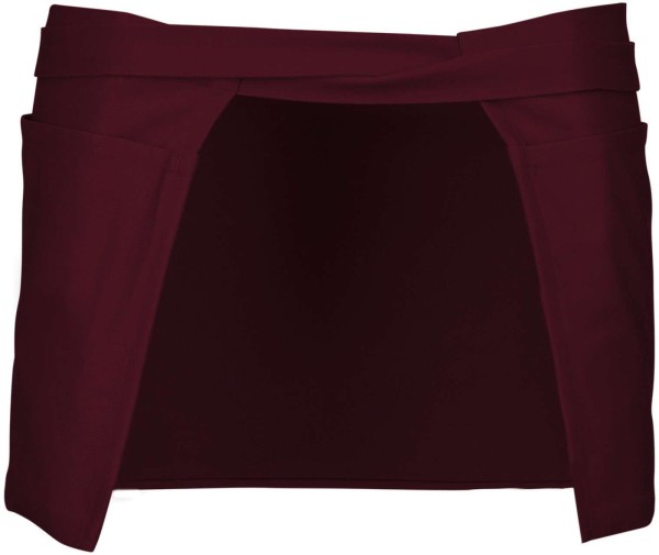 COTTON SHORT APRON Piros 