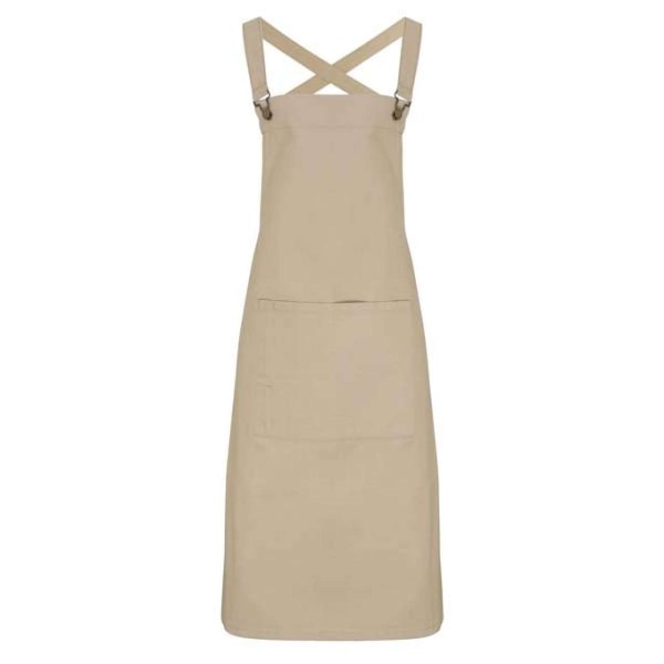 CROSS BACK ’BARISTA’ BIB APRON Barna 
