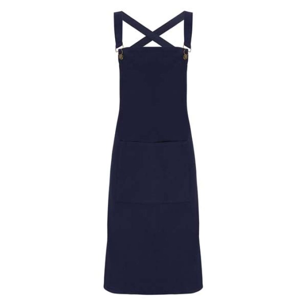 CROSS BACK ’BARISTA’ BIB APRON Kék 