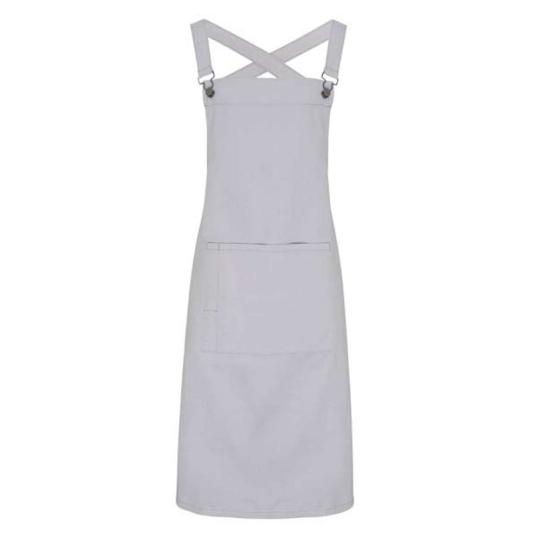 CROSS BACK ’BARISTA’ BIB APRON Szürke 