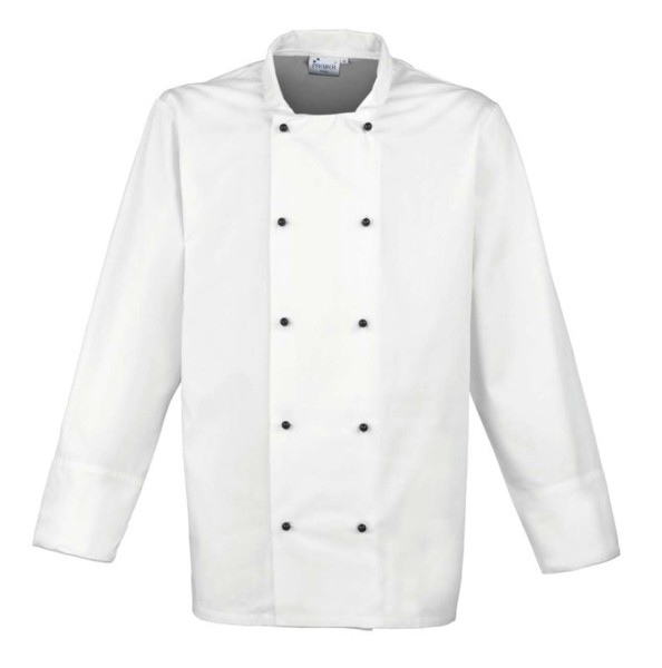 ‘CUISINE' LONG SLEEVE CHEF’S JACKET Fehér 