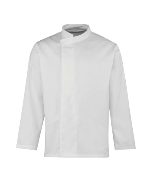 ‘CULINARY’ CHEF’S LONG SLEEVE PULL ON TUNIC Fehér 
