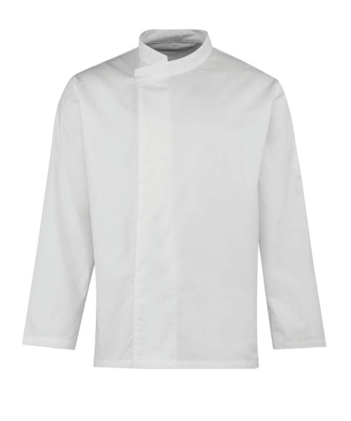 ‘CULINARY’ CHEF’S LONG SLEEVE PULL ON TUNIC Fehér 