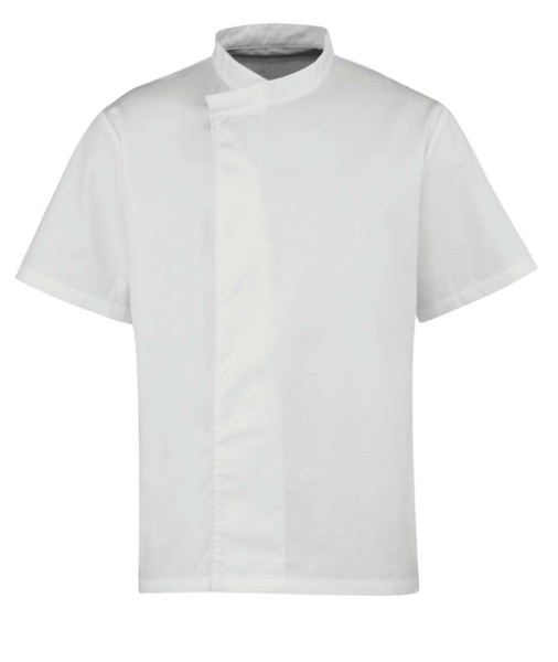 ‘CULINARY’ CHEF’S SHORT SLEEVE PULL ON TUNIC Fehér 