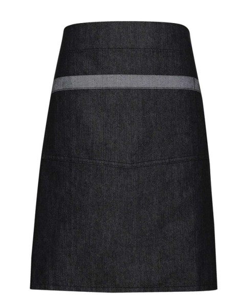'DOMAIN' CONTRAST DENIM WAIST APRON Szürke 