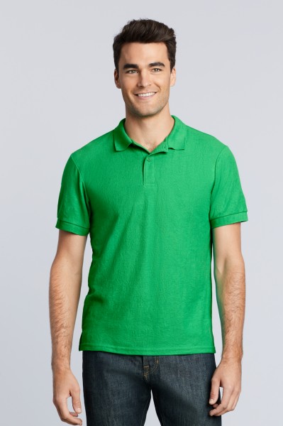 DRYBLEND® ADULT DOUBLE PIQUÉ POLO Fekete 