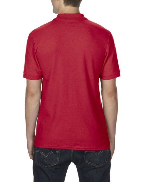 DRYBLEND® ADULT DOUBLE PIQUÉ POLO Piros 