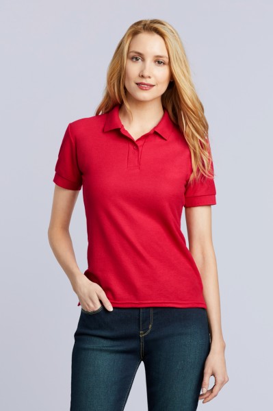 DRYBLEND® LADIES' DOUBLE PIQUÉ POLO Fekete 