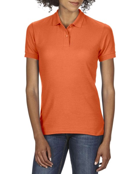 DRYBLEND® LADIES' DOUBLE PIQUÉ POLO Narancssárga 