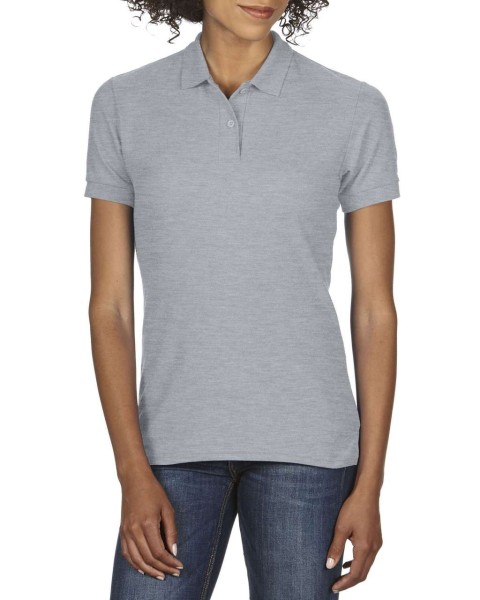 DRYBLEND® LADIES' DOUBLE PIQUÉ POLO Szürke 