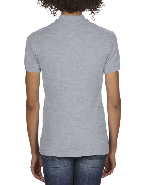 DRYBLEND® LADIES' DOUBLE PIQUÉ POLO Szürke 