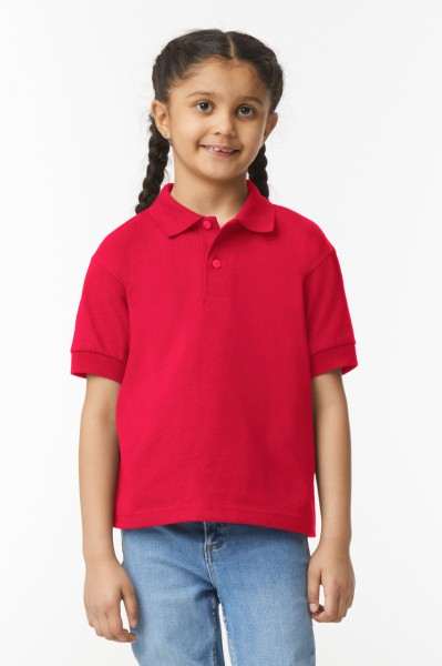 DRYBLEND® YOUTH JERSEY POLO SHIRT Fekete 
