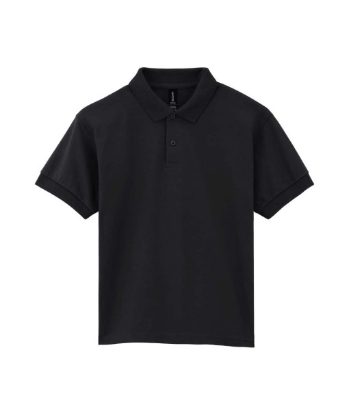 DRYBLEND® YOUTH JERSEY POLO SHIRT Fekete 