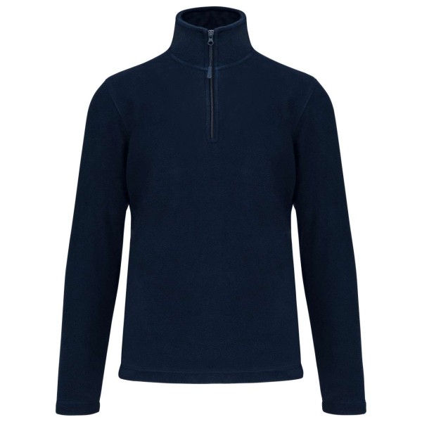 ENZO - ZIP NECK MICROFLEECE JACKET Kék 