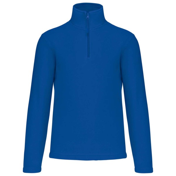 ENZO - ZIP NECK MICROFLEECE JACKET Kék 