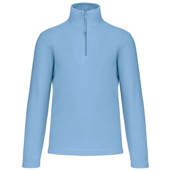 ENZO - ZIP NECK MICROFLEECE JACKET Kék 