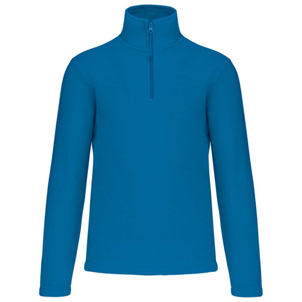 ENZO - ZIP NECK MICROFLEECE JACKET Kék 