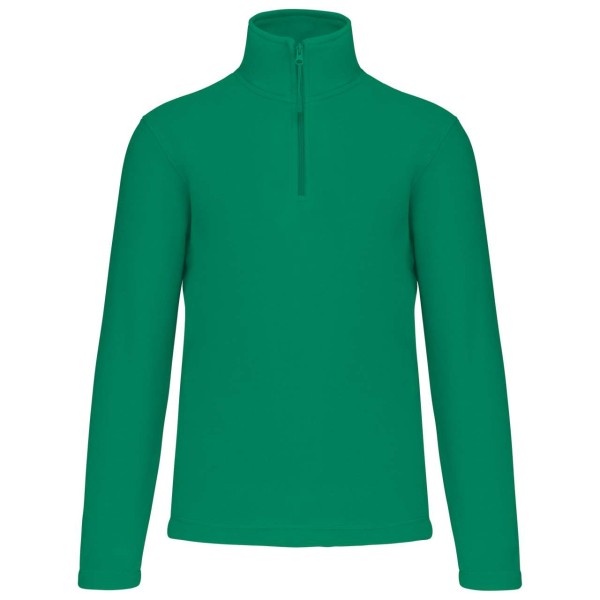 ENZO - ZIP NECK MICROFLEECE JACKET Zöld 