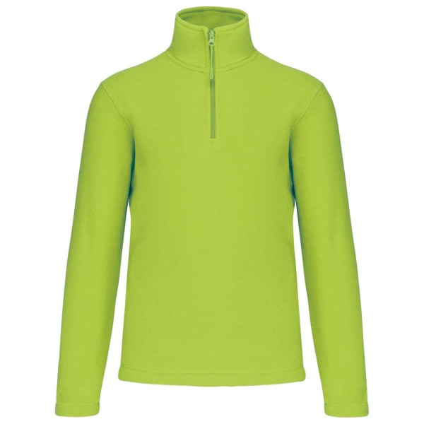 ENZO - ZIP NECK MICROFLEECE JACKET Zöld 