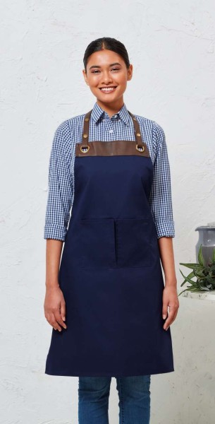 'ESPRESSO' BIB APRON Fekete 