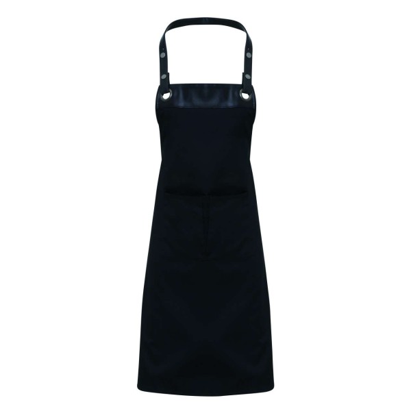 'ESPRESSO' BIB APRON Fekete 
