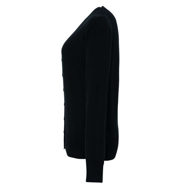 'ESSENTIAL' ACRYLIC WOMEN'S CARDIGAN Fekete 