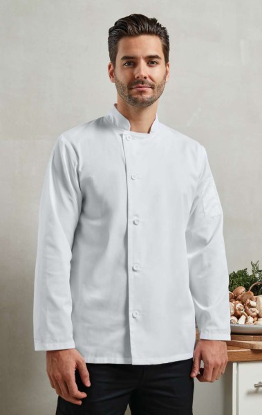 'ESSENTIAL' LONG SLEEVE CHEF'S JACKET Fehér 