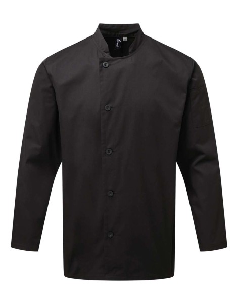 'ESSENTIAL' LONG SLEEVE CHEF'S JACKET Fekete 