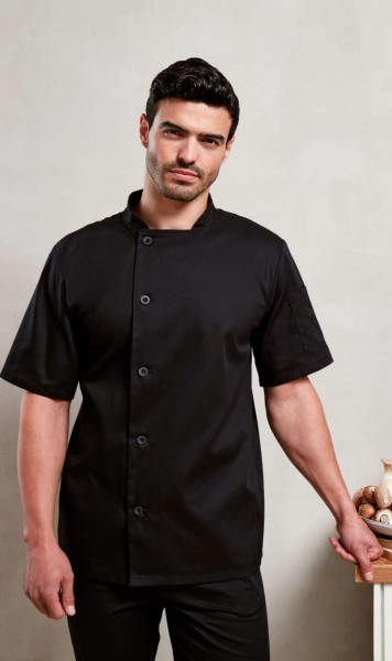 'ESSENTIAL' SHORT SLEEVE CHEF'S JACKET Fehér 