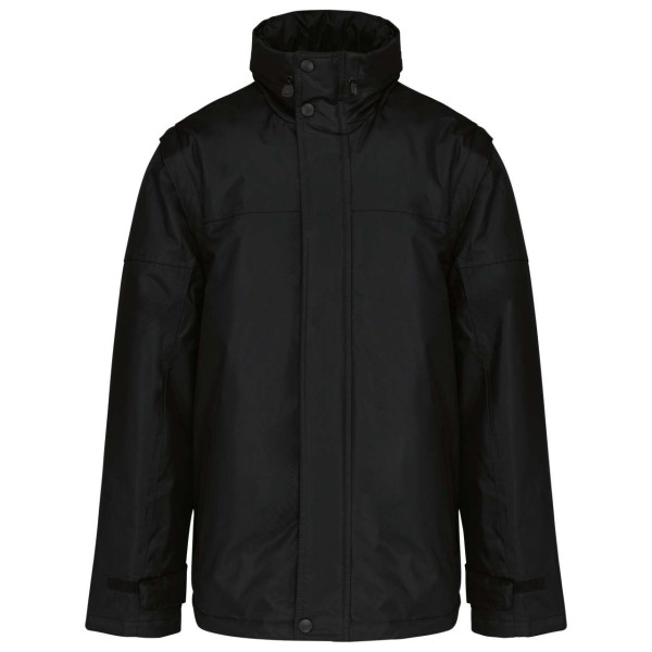 FACTORY - DETACHABLE-SLEEVED BLOUSON JACKET Fekete 