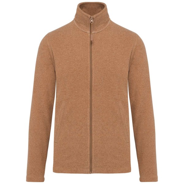 FALCO - FULL ZIP MICROFLEECE JACKET Barna 