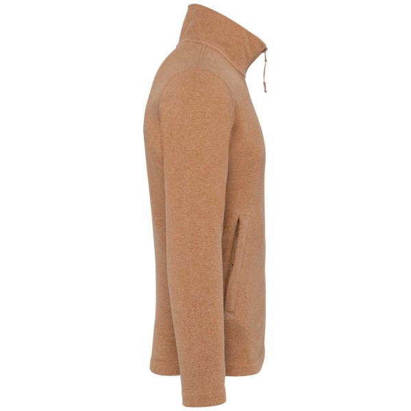 FALCO - FULL ZIP MICROFLEECE JACKET Barna 