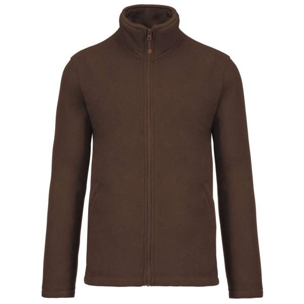 FALCO - FULL ZIP MICROFLEECE JACKET Barna 