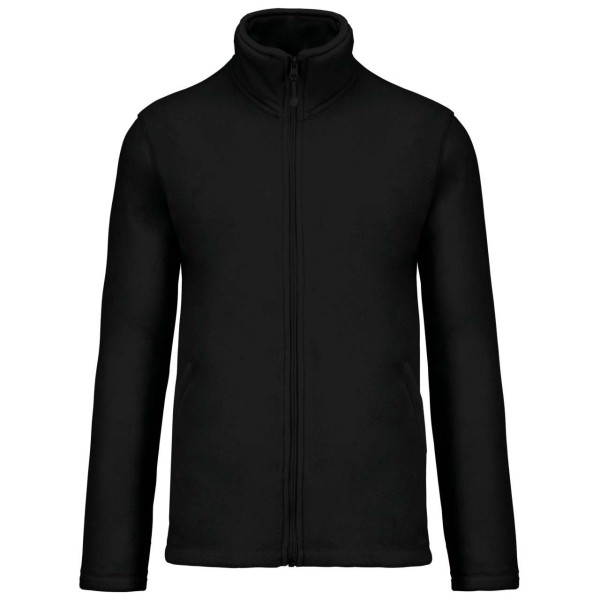 FALCO - FULL ZIP MICROFLEECE JACKET Fekete 