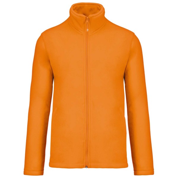 FALCO - FULL ZIP MICROFLEECE JACKET Narancssárga 