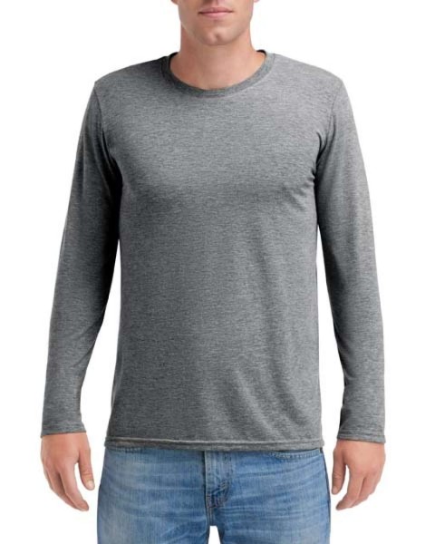 FELNŐTT TRI-BLEND HOSSZÚ UJJÚ PÓLÓ Szürke 