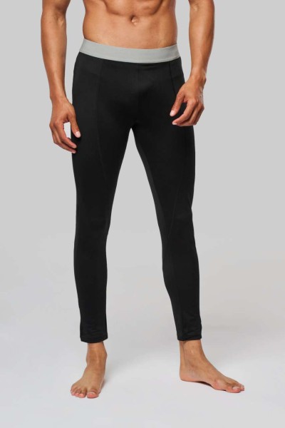FÉRFI SPORT LEGGINGS ALÁÖLTÖZET Fekete 