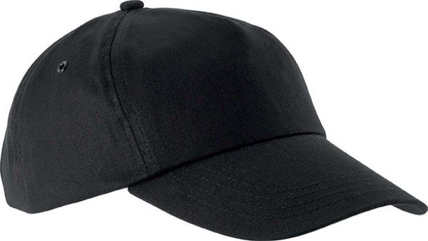 FIRST - 5 PANELS CAP Fekete 