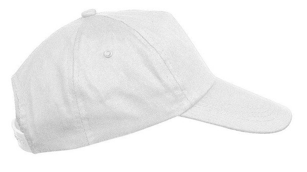 FIRST KIDS - KIDS' 5 PANEL CAP Fehér 