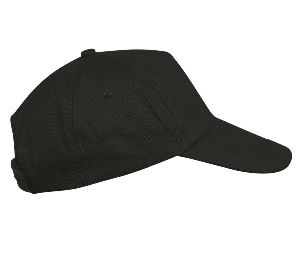 FIRST KIDS - KIDS' 5 PANEL CAP Fekete 