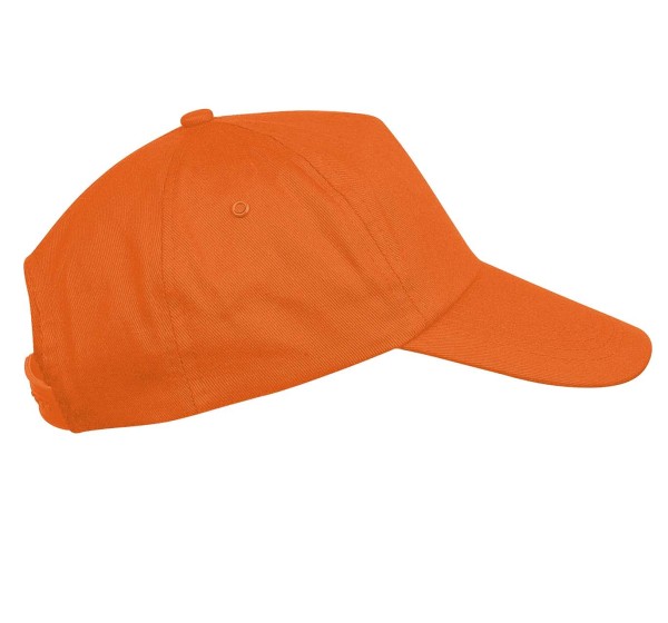 FIRST KIDS - KIDS' 5 PANEL CAP Narancssárga 