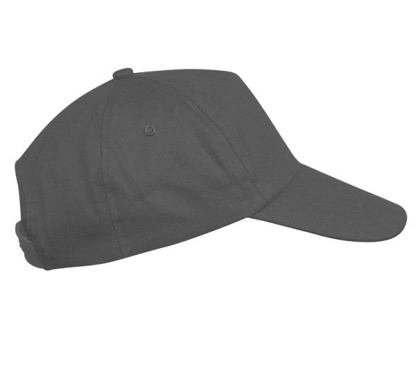 FIRST KIDS - KIDS' 5 PANEL CAP Szürke 