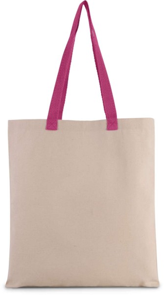 FLAT CANVAS SHOPPER WITH CONTRAST HANDLE Barna 