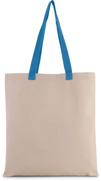 FLAT CANVAS SHOPPER WITH CONTRAST HANDLE Barna 