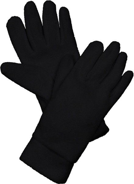 FLEECE GLOVES Fekete 