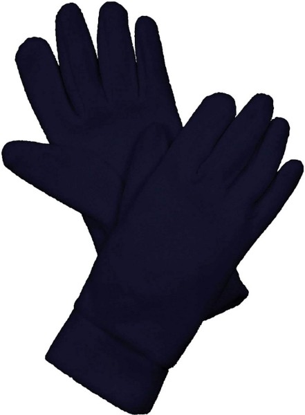 FLEECE GLOVES Kék 
