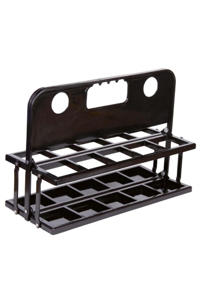 FOLDABLE BOTTLE CARRIER - 10 BOTTLES Fekete 