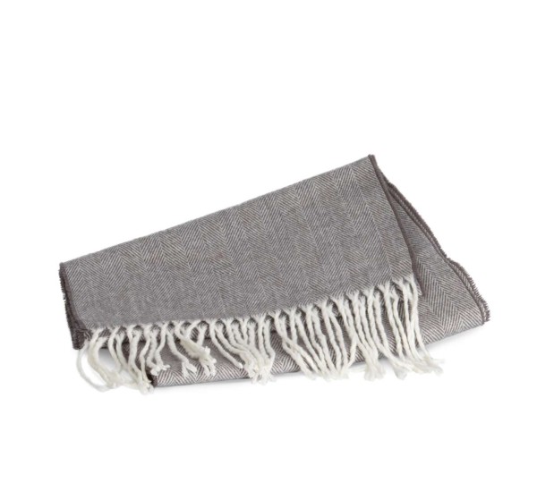 FRINGED SCARF Szürke 